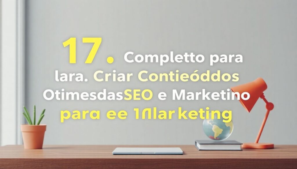 17. Guia Completo para Criar Conteúdos Otimizados para SEO e Marketing