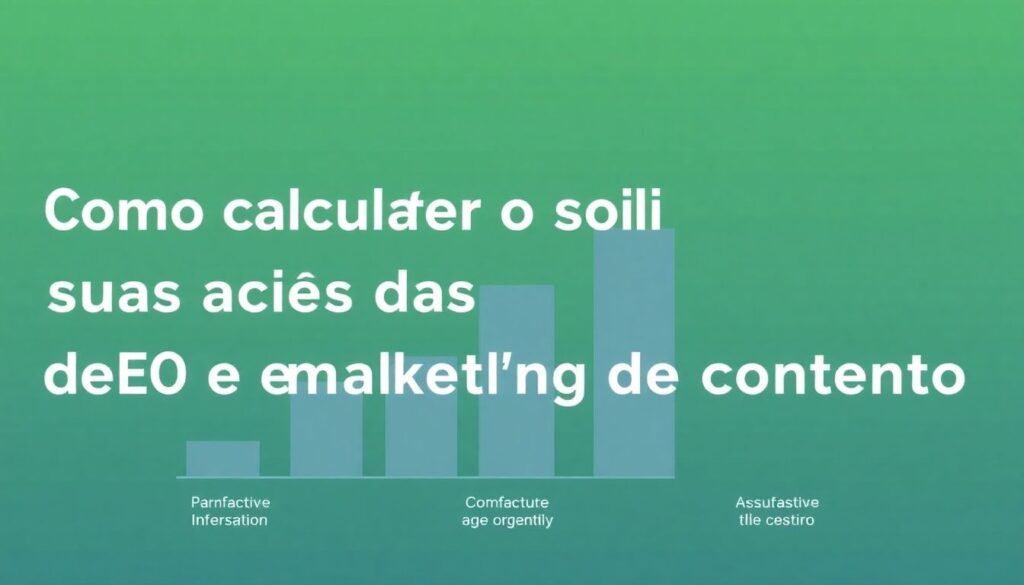 Como calcular o ROI das suas ações de SEO e marketing de conteúdo