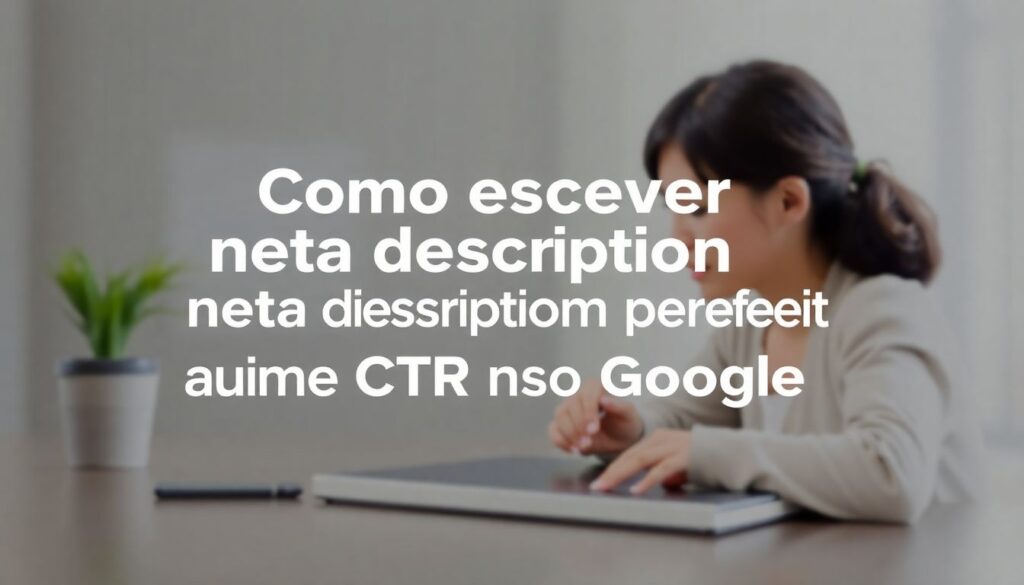 Como escrever meta description perfeita que aumenta o CTR no Google