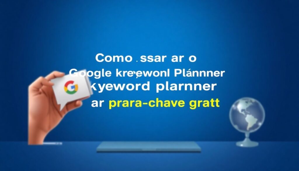 Como usar o Google Keyword Planner para encontrar palavras-chave gratuitas
