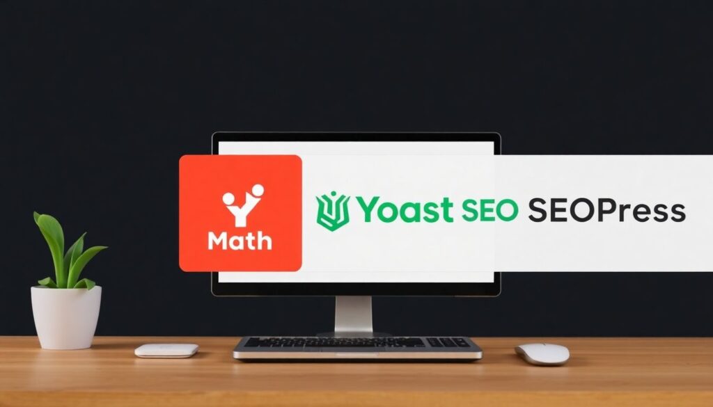 Plugin de SEO para WordPress: Rank Math vs Yoast SEO vs SEOPress em 2026