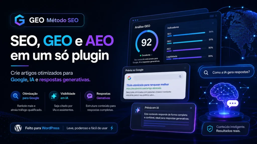 O que é GEO Método SEO em 2026 - imagem do artigo